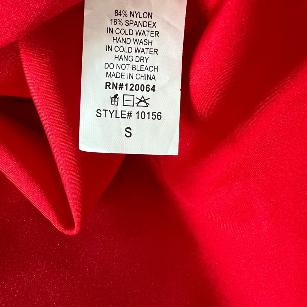 Mind Code Red T-strap Body-con Mini Dress - Picture 5 of 10